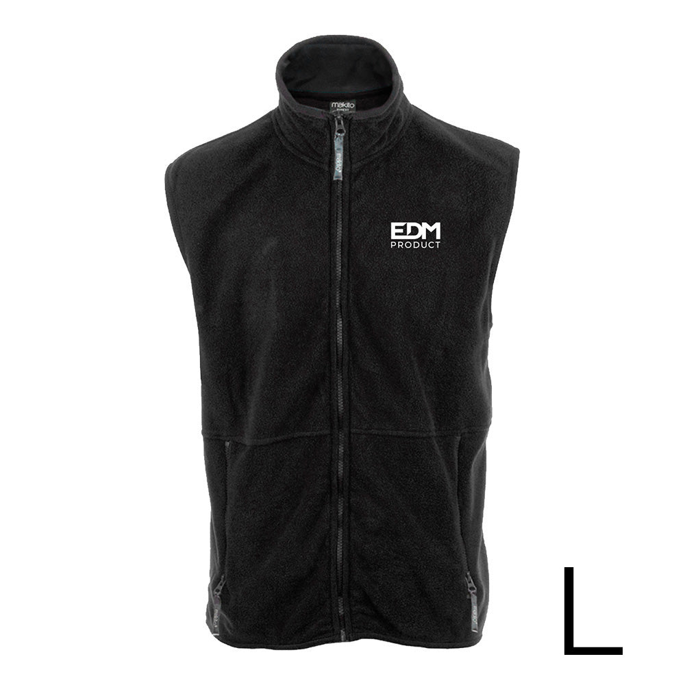 *merchandising* colete com forro polar tamanho-l velo 280g/m² edm_0