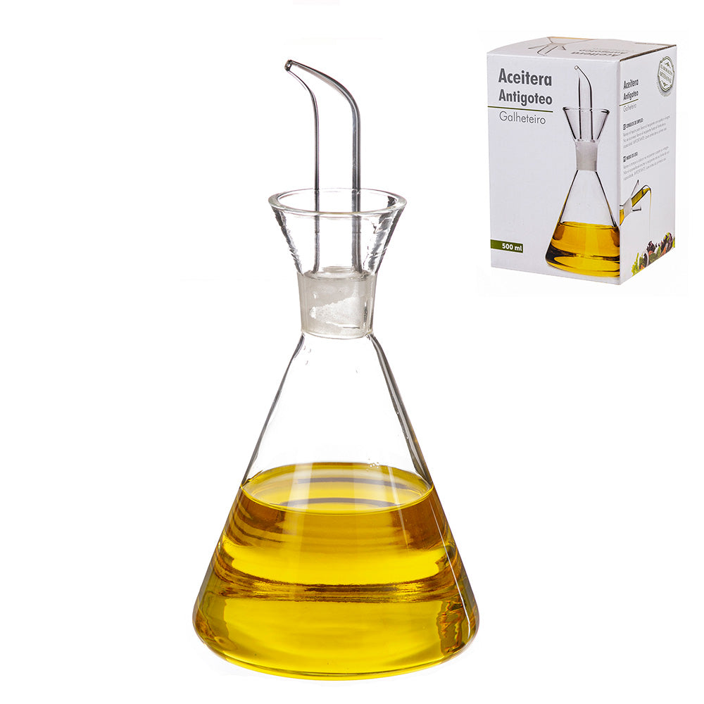 Azeiteira de vidro antigotas 500ml kozina_0