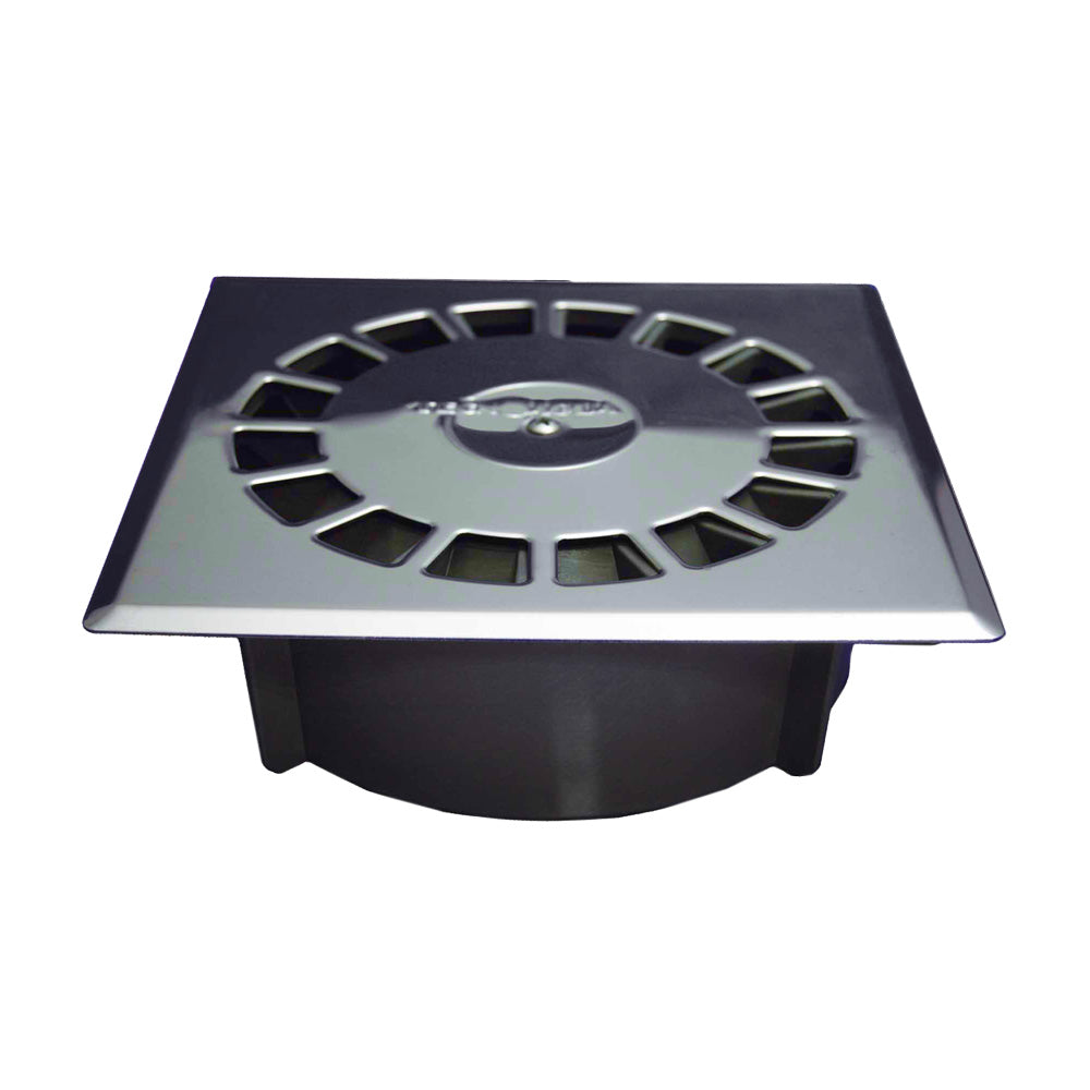 Sifão vertical standard em aço inoxidável pvc dreno, t-88i 15 x 15 cm / ø75 - 50 mm. 165 x 165 x 57 mm_0