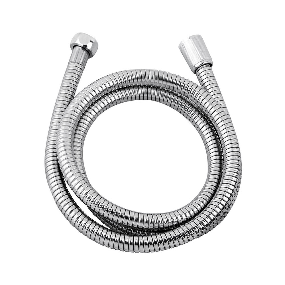 Tubo flexÃvel para chuveiro de inox 1,5m cor cromada edm_0