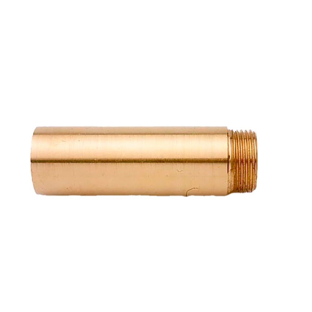 Extensão de torneira polida 1/2" x 3 cm latão_0