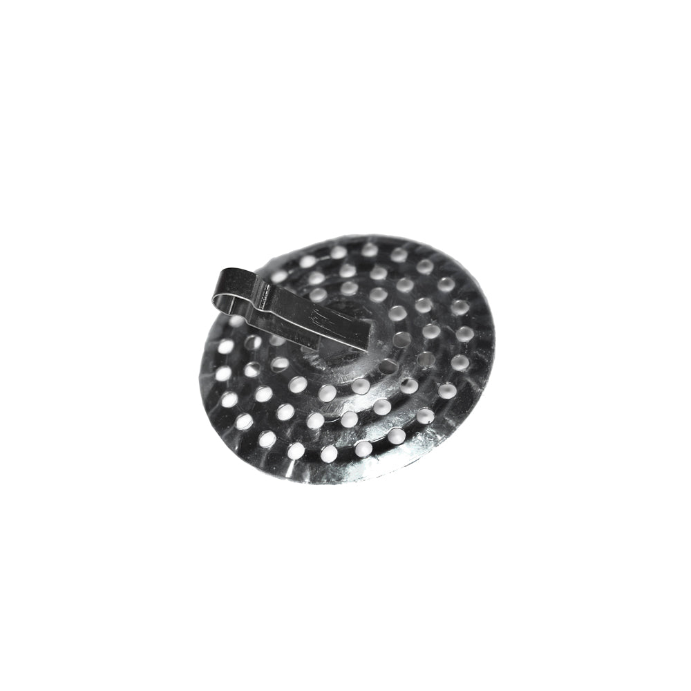 Filtro para lavatório em inox. com pinça (embalagem)_0