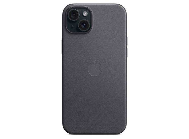 Custodia MagSafe in tessuto FineWoven per iPhone 15 Plus - Nero_1