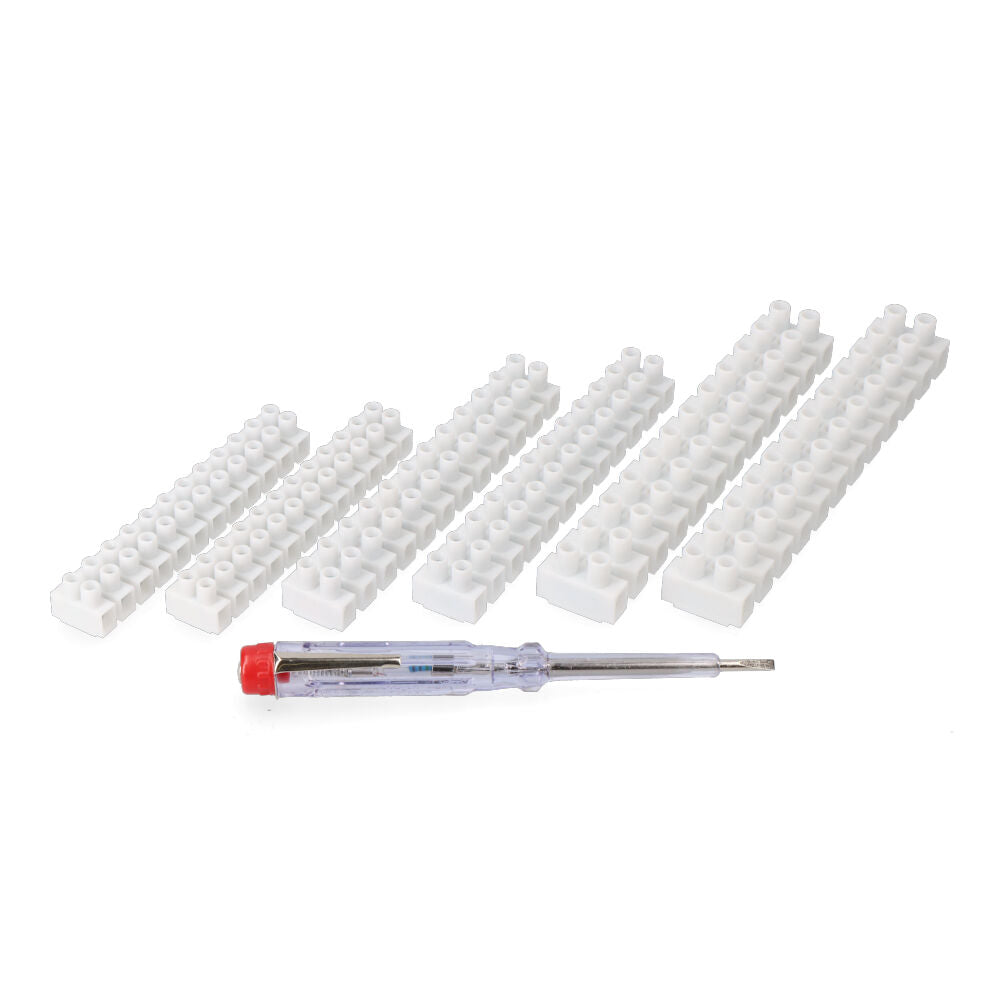 Kit diy elétrico chave de fendas+tiras de ligação_0