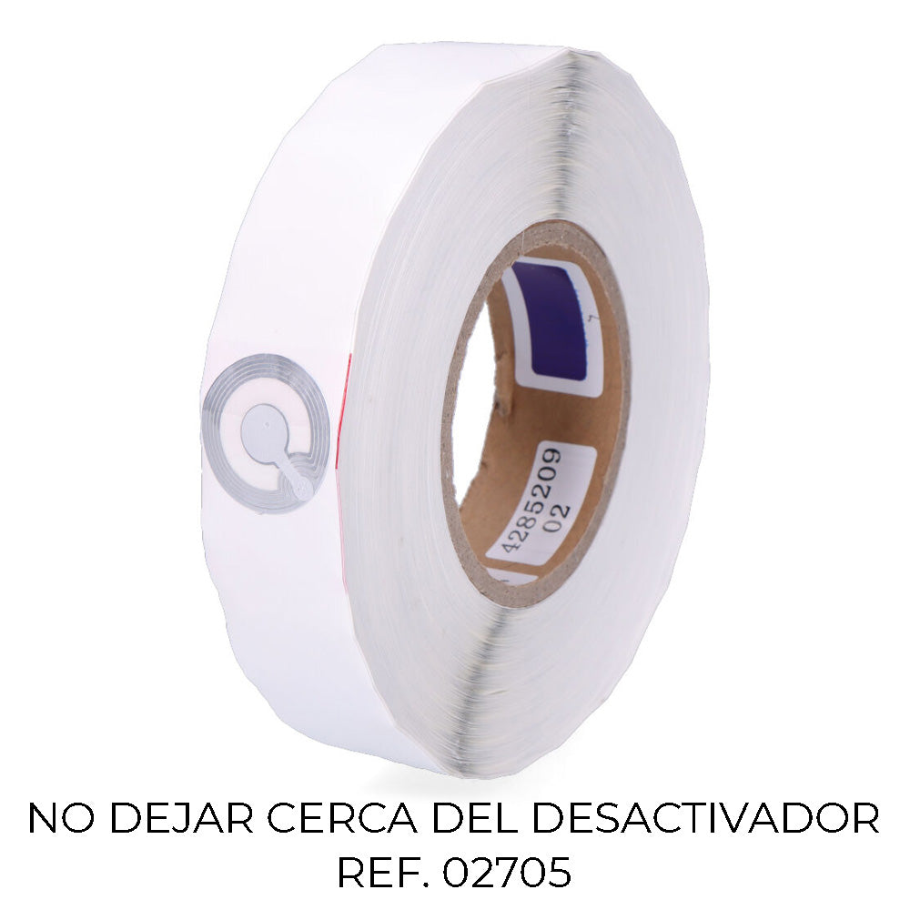 Pack 2000 etiquetas anti-roubo circulares 2900 33mm 7666078 checkpoint_0
