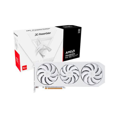 TARJETA GRÃFICA POWERCOLOR RX 9070XT 16GB HELLHOUND WHITE_0