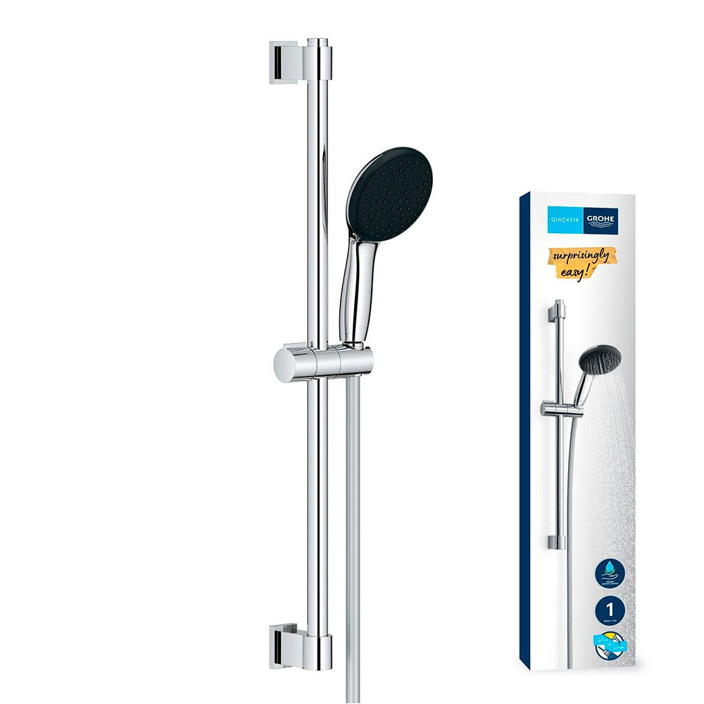Conjunto de duche série vitalio star 110 com chuveiro de mão 1 função + flexÃvel 1,75 cm + barra 60 cm_0