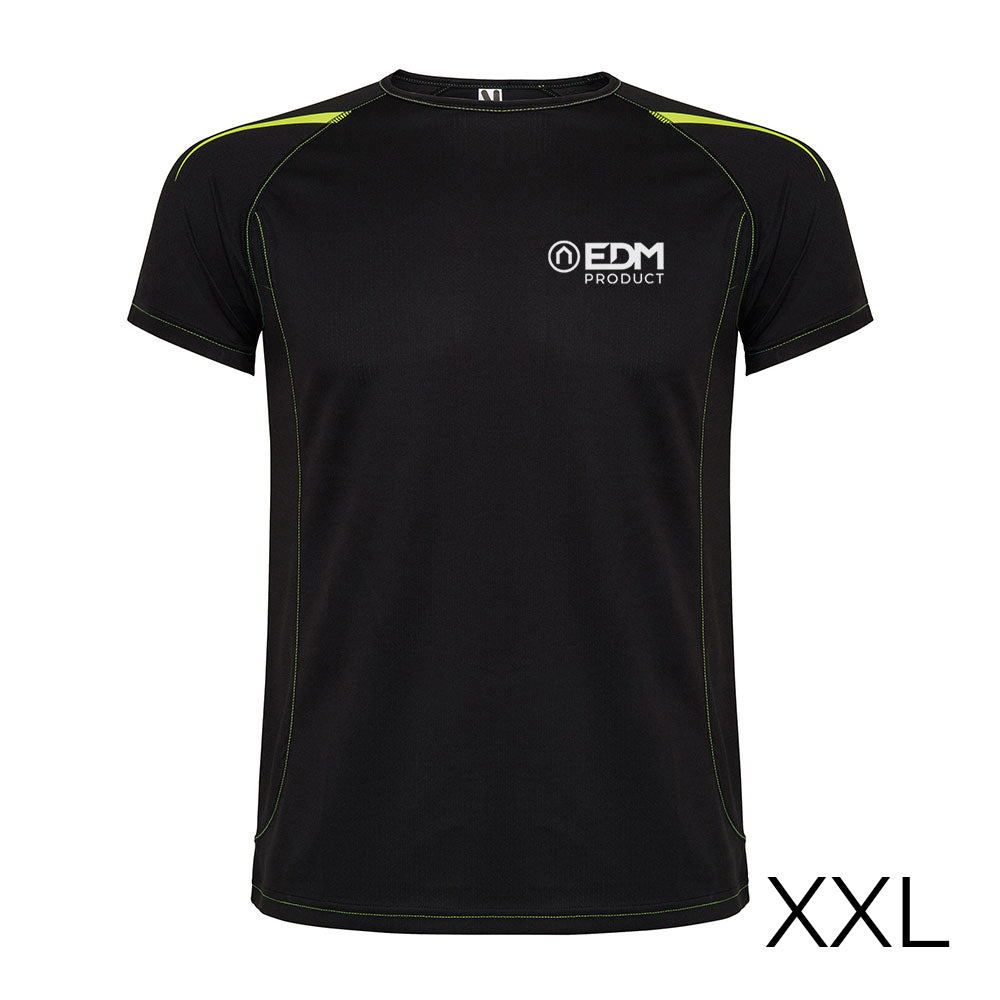 *merchandising* t-shirt desporto preta tamanho-xxl roly edm_0