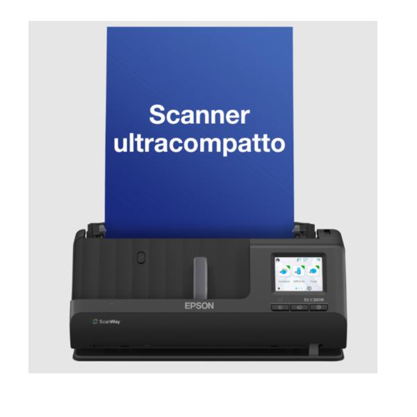Scanner Epson WorkForce ES-C380W / Preto_1