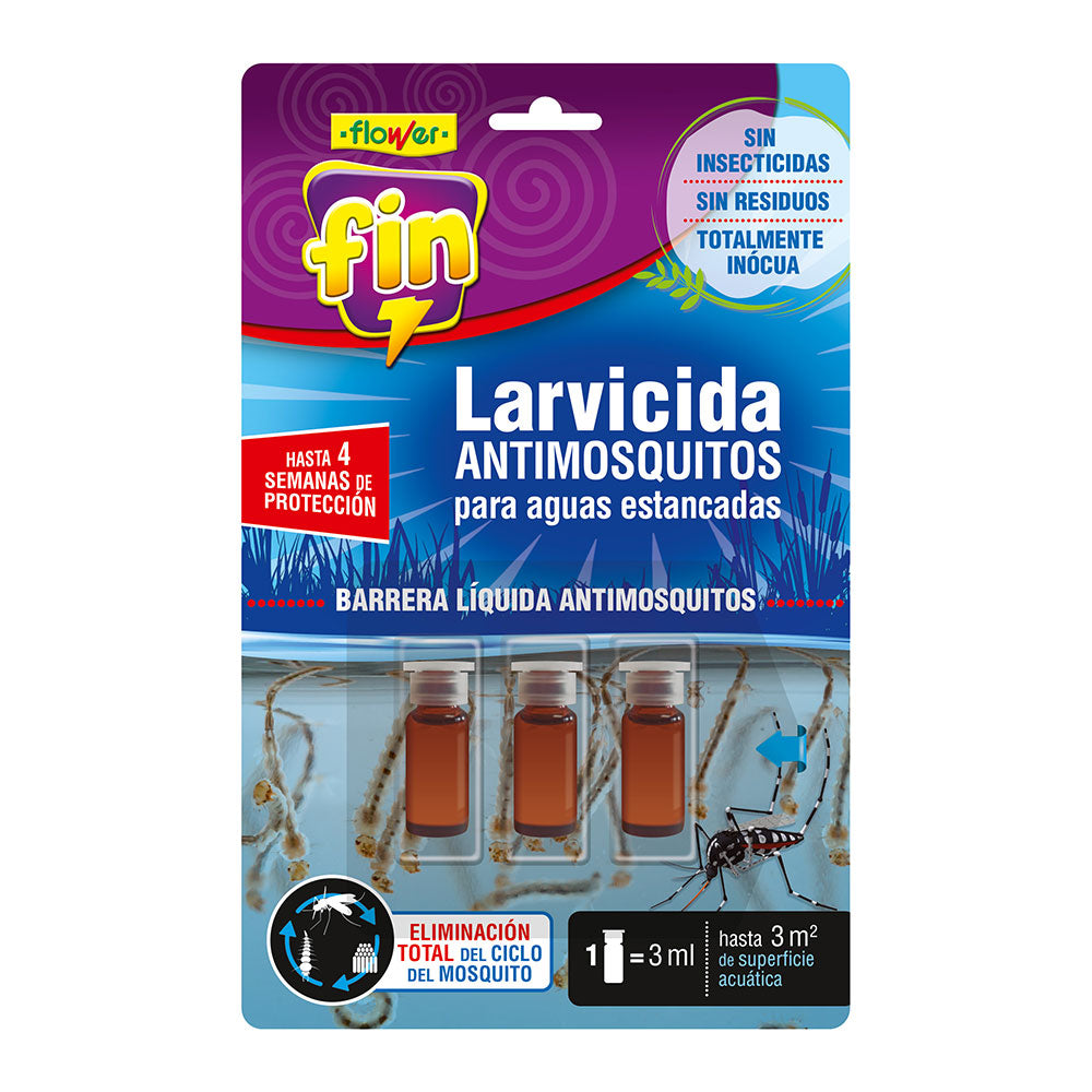 Larvicida antimosquito de dose única, 3 doses únicas de 3 ml_0
