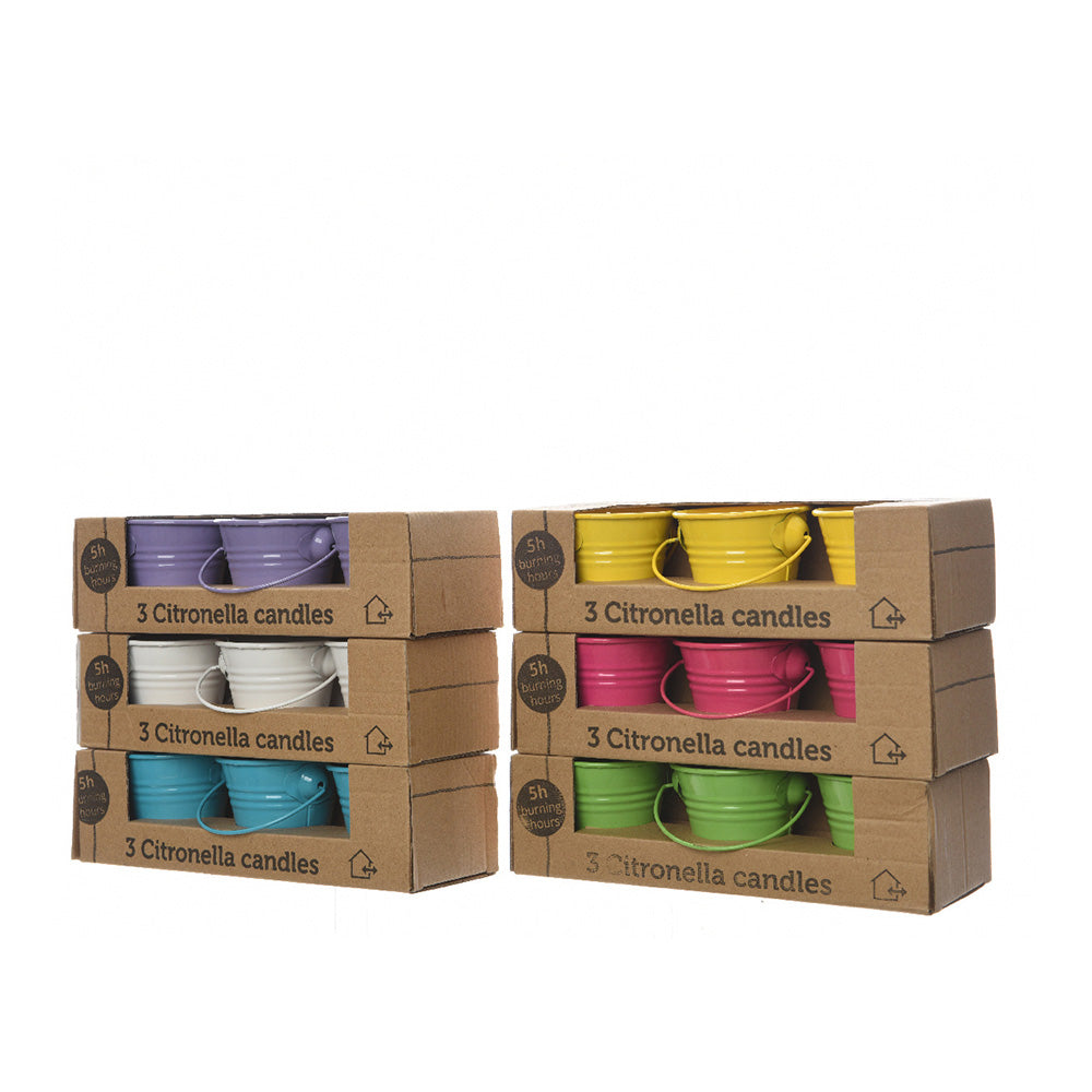 Kit 3 velas citronela 45g ø5x6,5cm cores sortidas_0