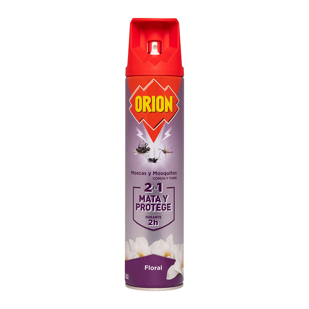 Inseticida aerossol moscas e mosquitos com aroma floral 600 ml_0