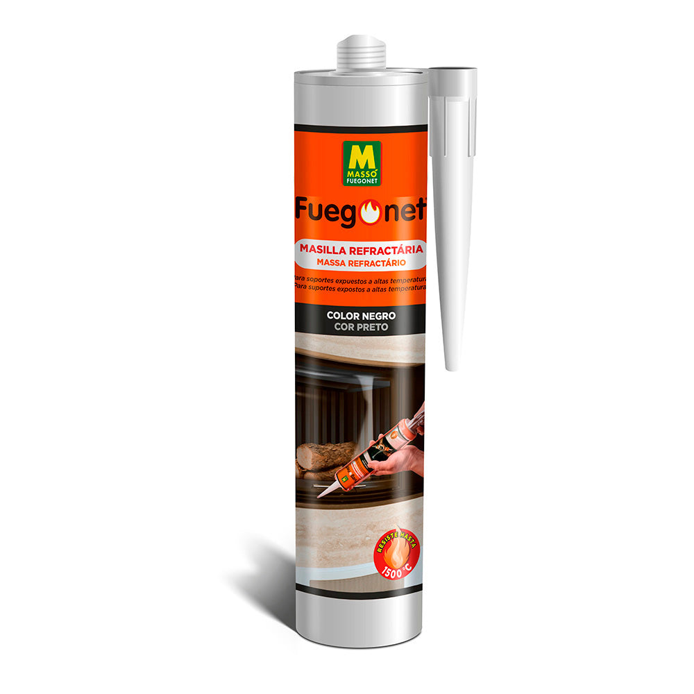 Massa refractária preta 300ml fuegonet massó_0