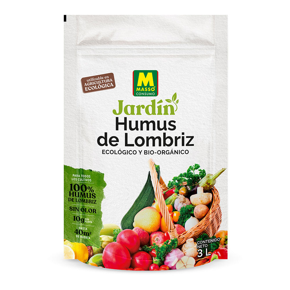 Adubo humus 100% minhocas eco 3 l massó_0