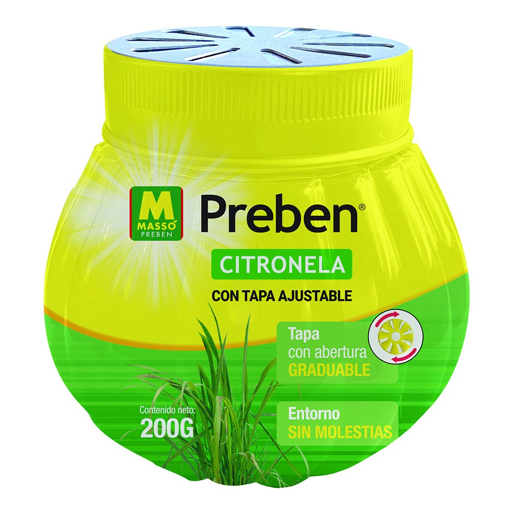 Gel com citronela tampa ajustável, preben, 200 g_0