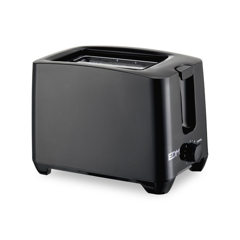 Torradeira 750w ranhura dupla black design edm_0