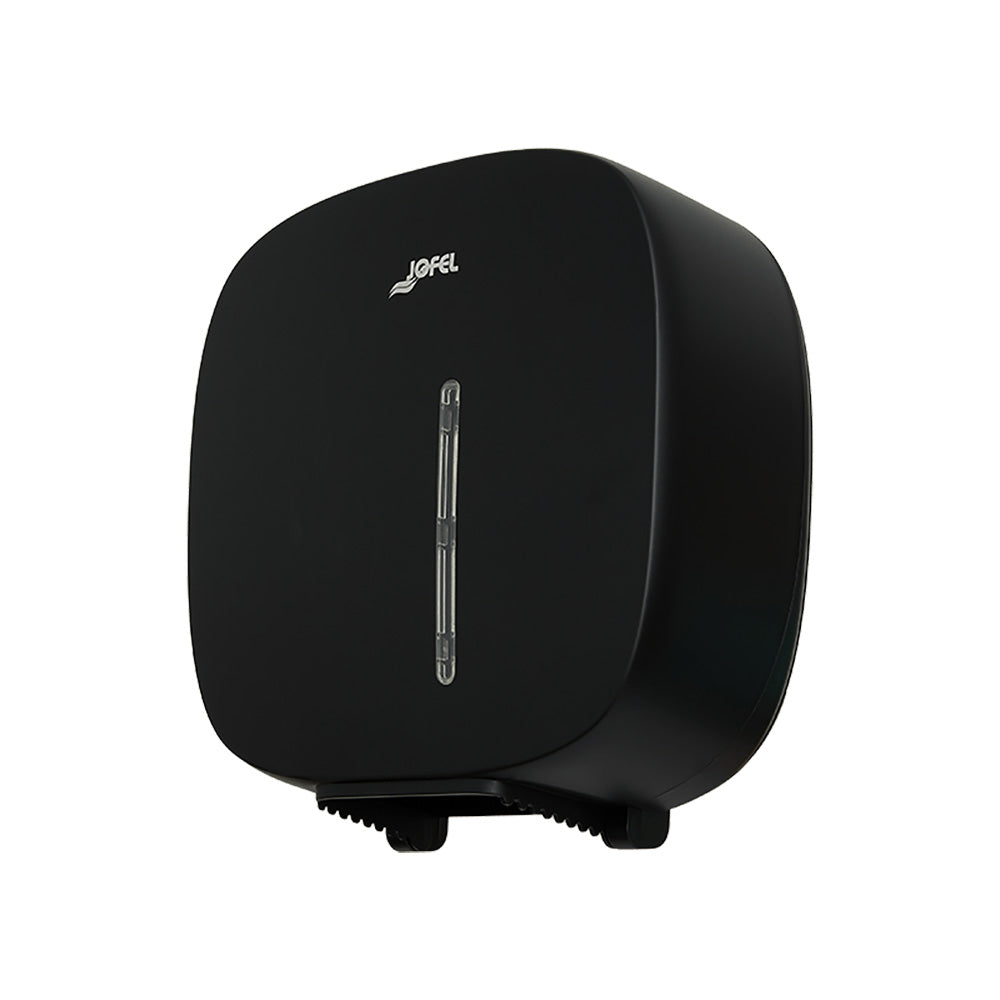 Suporte papel higienico timeless abs reciclado preto jofel_0