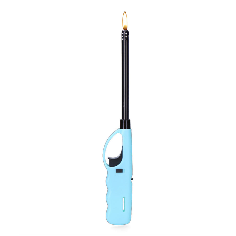 Isqueiro de cozinha a gás recarregável 27x4x2cm cores diversas (blister)_0