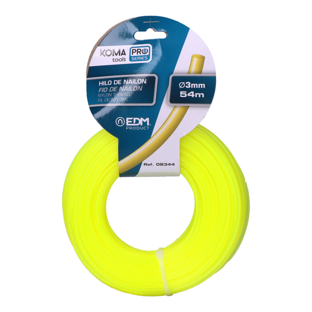 Fio roçadeira ø3,0mm rosca 54m koma tools_0
