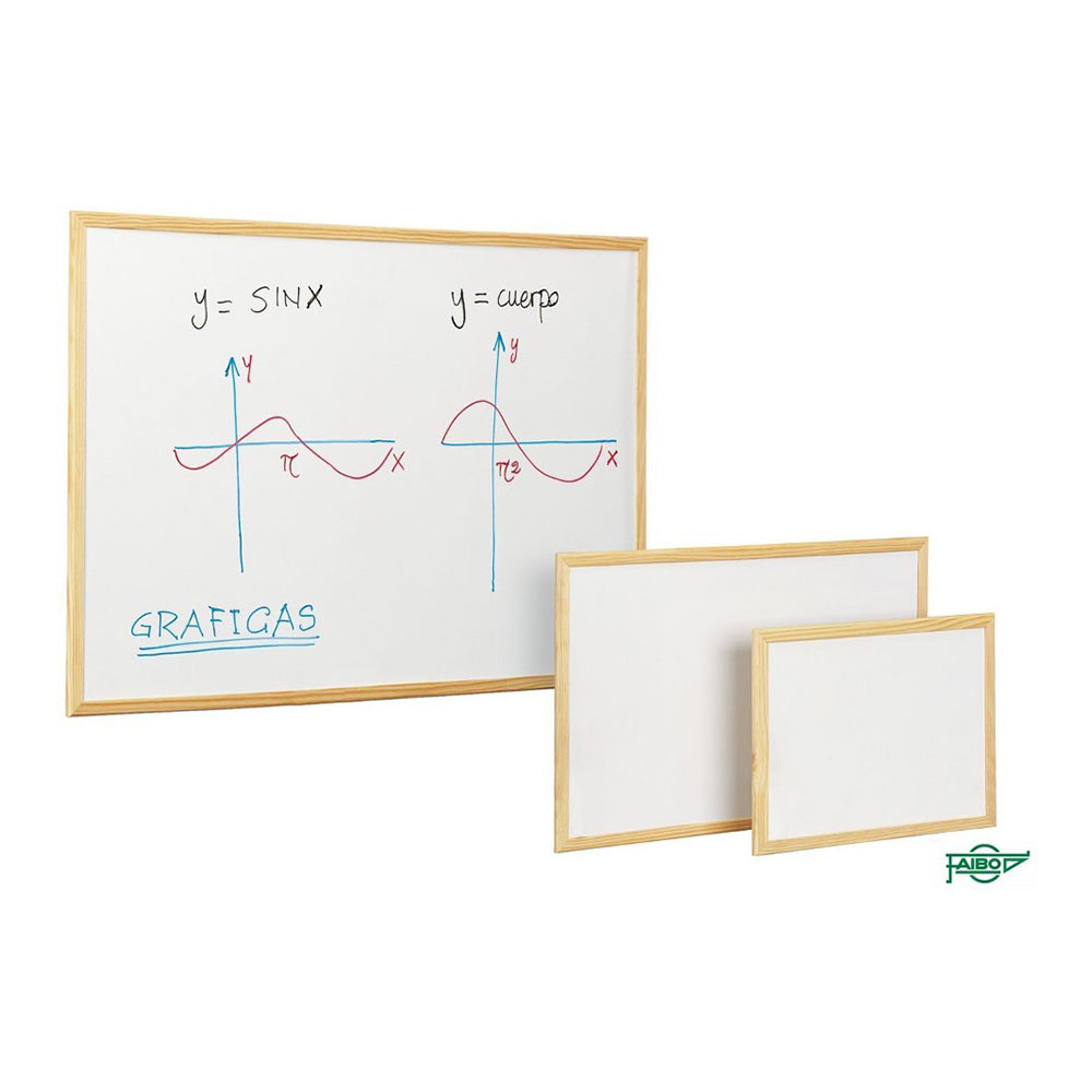 Quadro-branco com moldura de madeira 30x40cm faibo_0