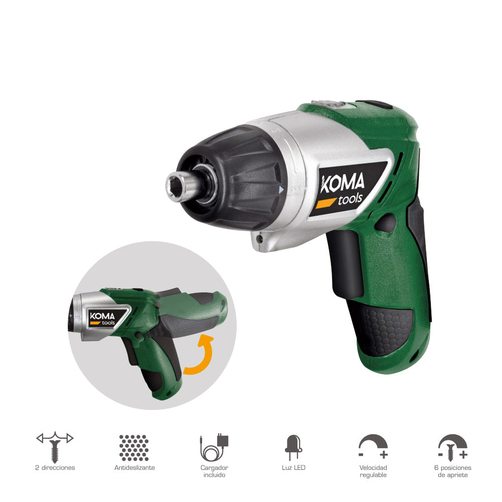 Aparafusador a bateria reversivel 3,6v litio 1300mah 17,5x14,8cm koma tools_0