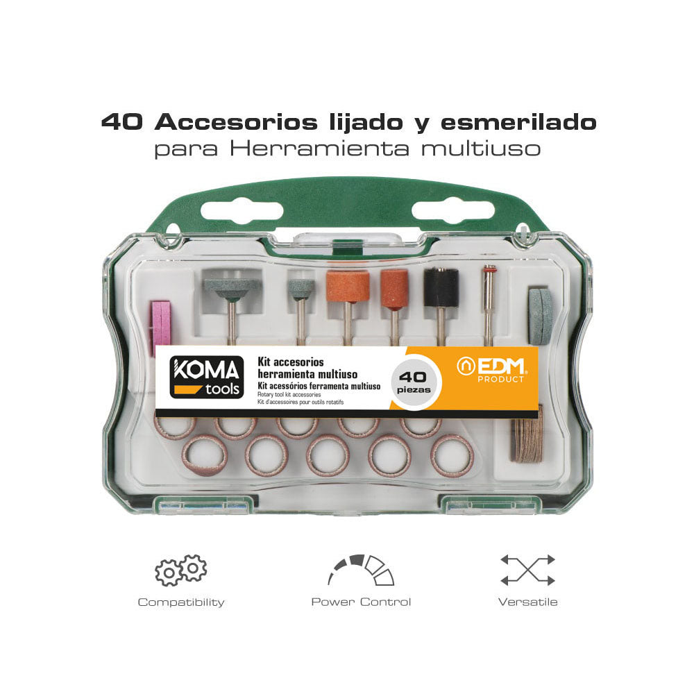 Set 40 acessorios para 08709 koma tools_0