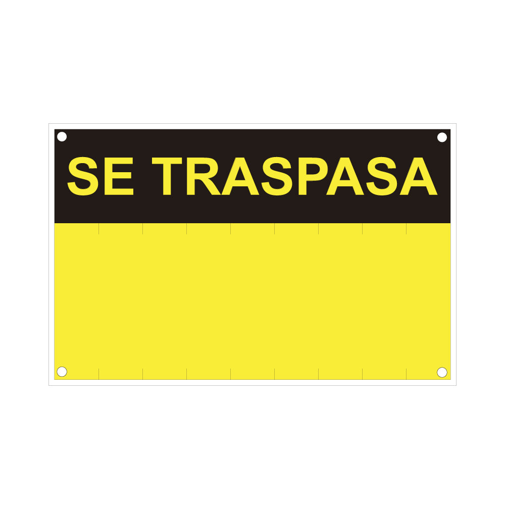 Placa "se traspasa" (pvc 0,4mm) 35x45cm normaluz_0