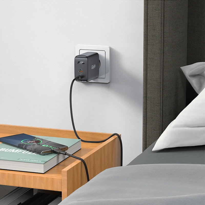 Acefast A29 PD50W GaN (USB-C + USB-C) dual port charger black_2
