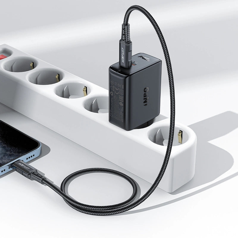 Acefast A29 PD50W GaN (USB-C + USB-C) dual port charger black_4