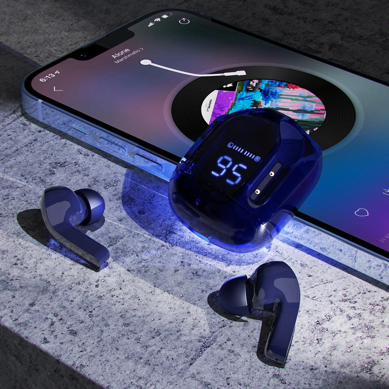 Acefast T6 TWS Bluetooth In-Ear Wireless Headphones - Blue_2