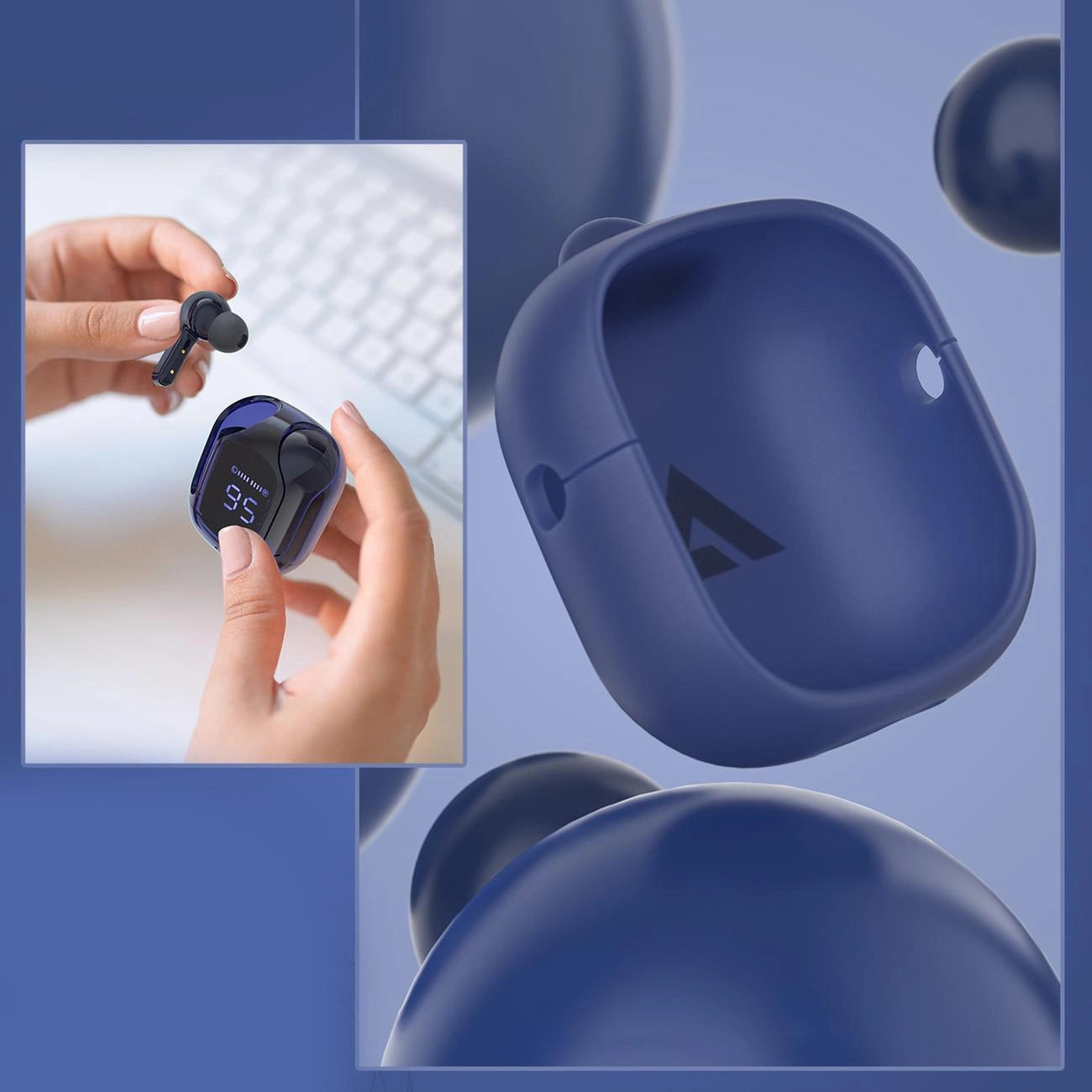 Acefast T6 TWS Bluetooth In-Ear Wireless Headphones - Blue_13