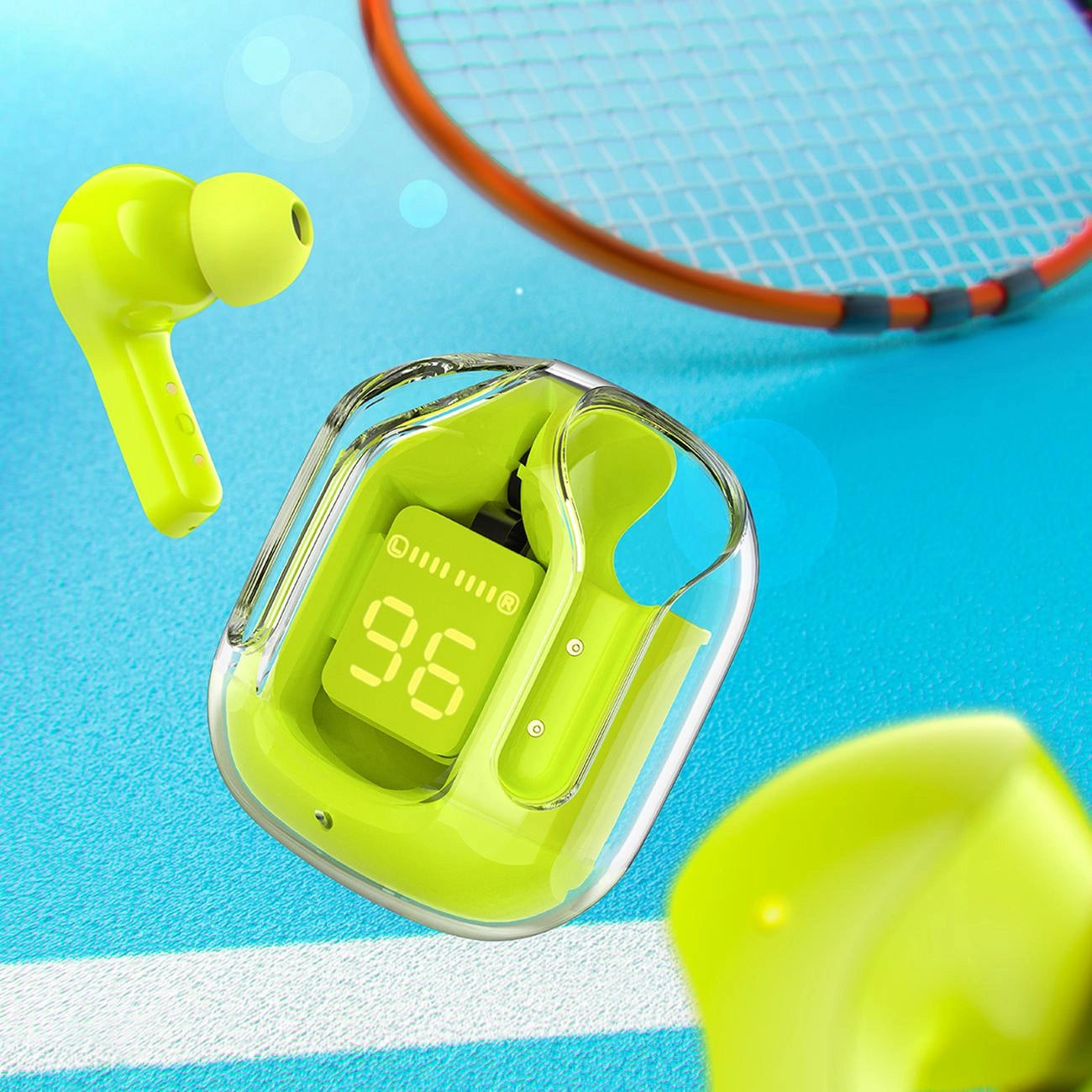Acefast T6 TWS Bluetooth In-Ear Wireless Headphones - Green_2