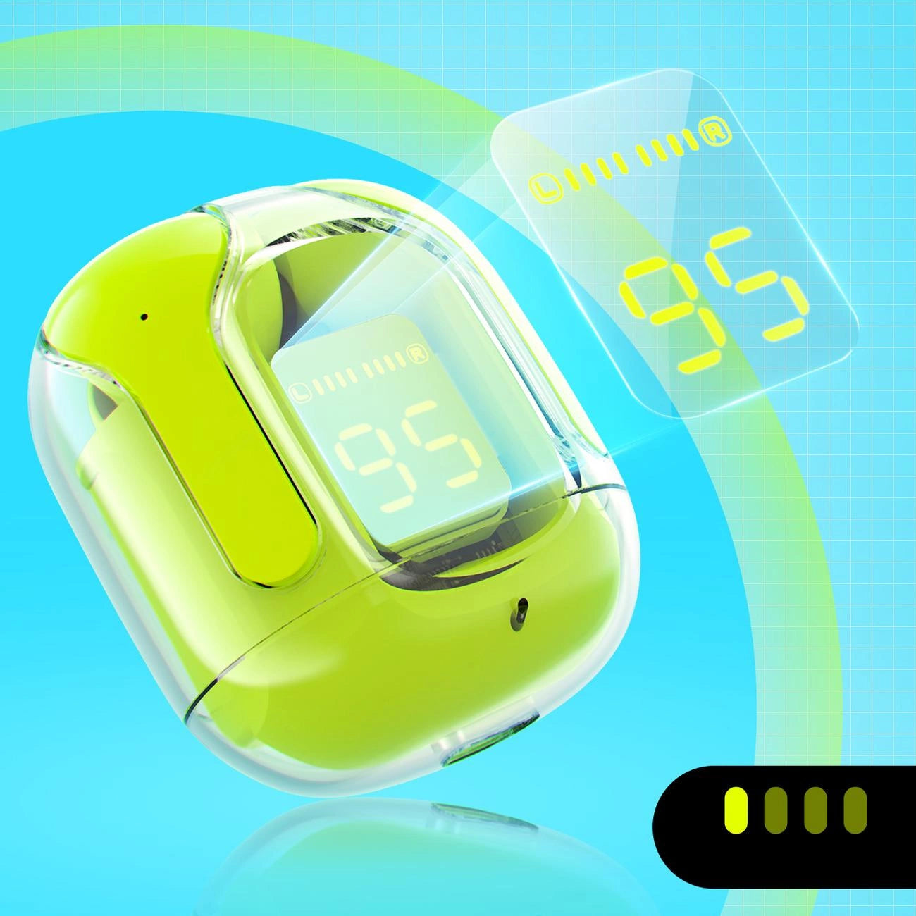 Acefast T6 TWS Bluetooth In-Ear Wireless Headphones - Green_14
