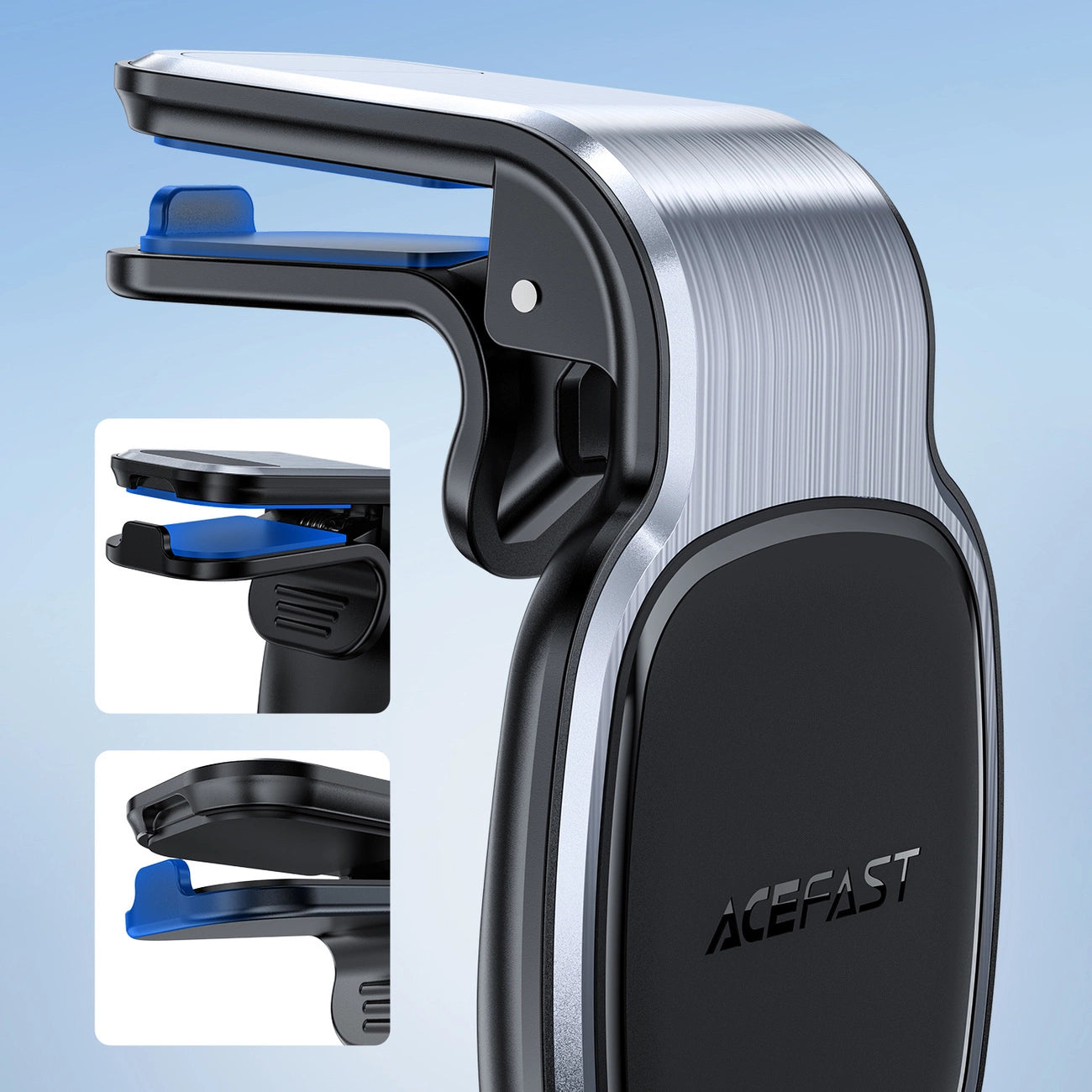 Acefast magnetic car phone holder for air vent gray (D16 gray)_8
