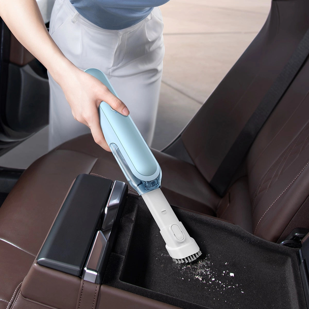 Baseus A1 mini cordless car vacuum cleaner 4000Pa, 30W blue (VCAQ010003)_11