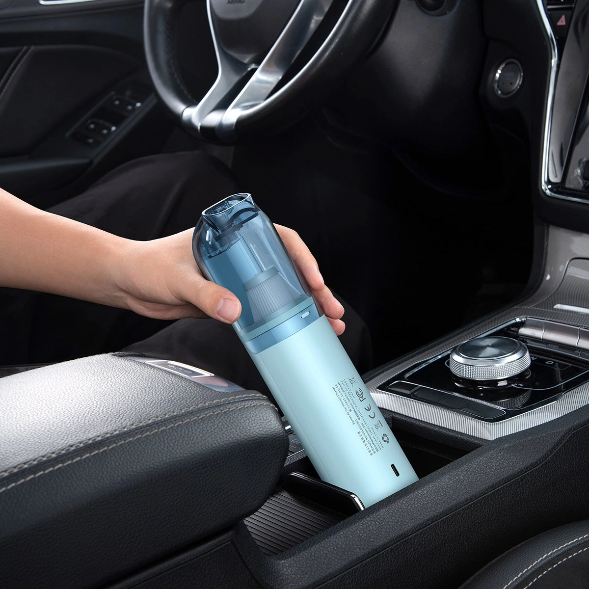 Baseus A1 mini cordless car vacuum cleaner 4000Pa, 30W blue (VCAQ010003)_12