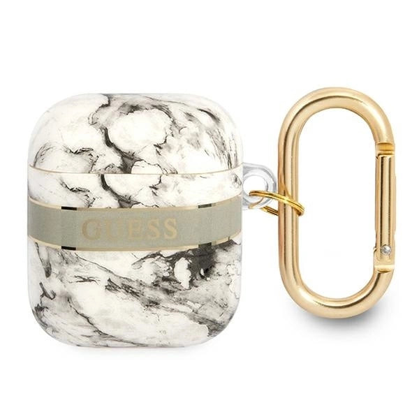 Guess GUA2HCHMAG AirPods cover grey/grey Marble Strap Collection_0