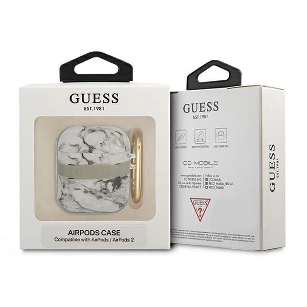 Guess GUA2HCHMAG AirPods cover grey/grey Marble Strap Collection_2