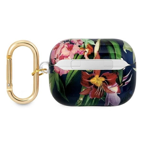 Guess GUAPHHFLB AirPods Pro cover blue/blue Flower Strap Collection_1