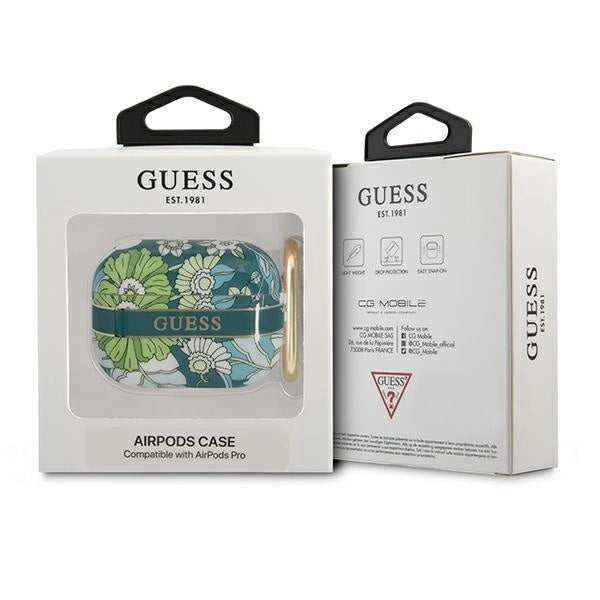 Guess GUAPHHFLN AirPods Pro cover green/green Flower Strap Collection_2