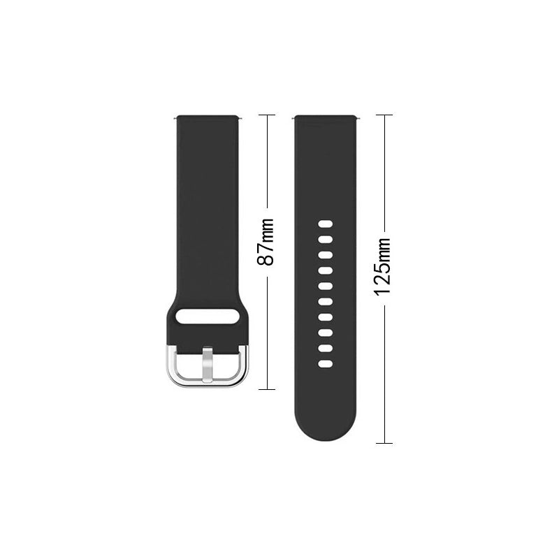 Silicone Strap TYS band for Samsung Galaxy Watch 40 / 41 / 42 / 43 / 44 mm - red_4