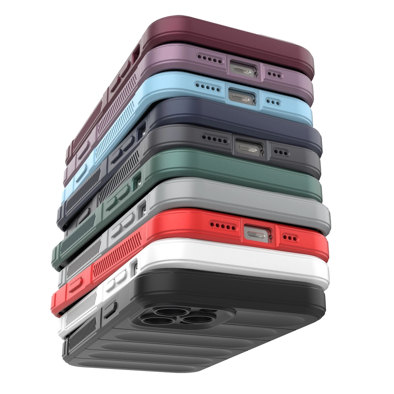 Magic Shield Case for iPhone 12 Pro flexible armored burgundy cover_16