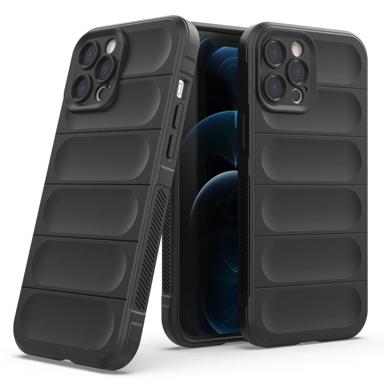 Magic Shield Case case for iPhone 12 Pro Max flexible armored dark blue cover_5
