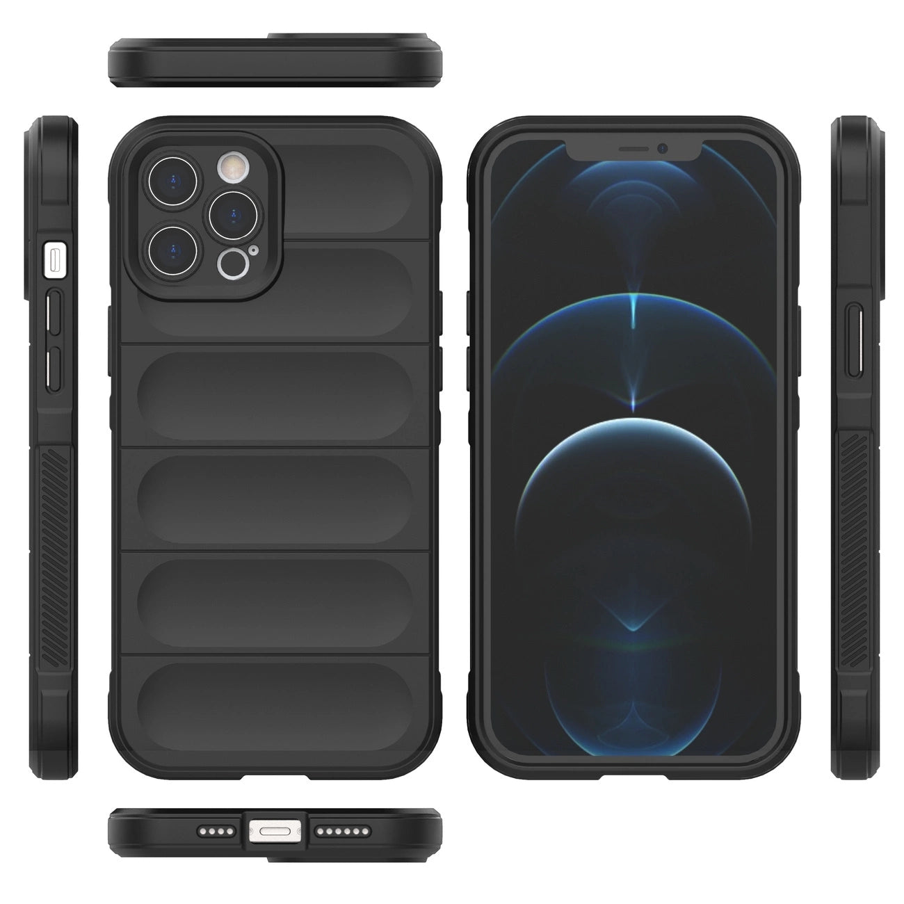 Magic Shield Case case for iPhone 12 Pro Max flexible armored dark blue cover_7