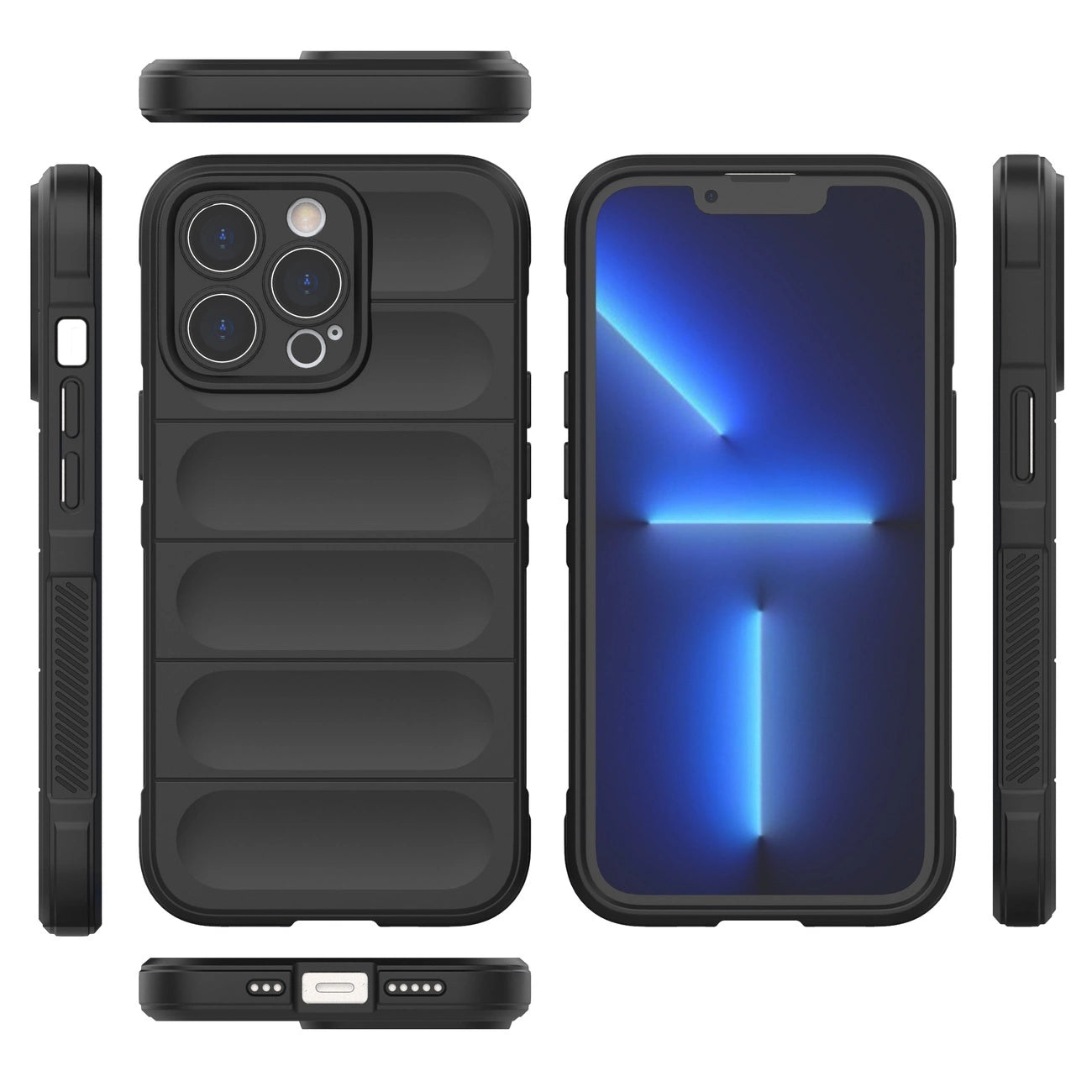 Magic Shield Case for iPhone 13 Pro flexible armored cover black_6