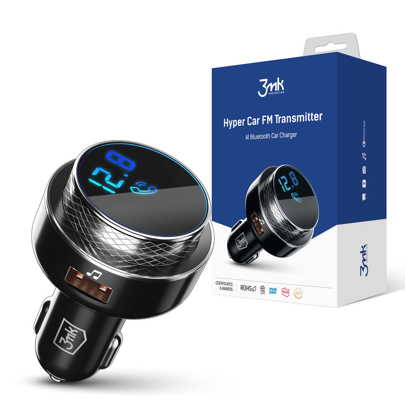 Accessories - 3mk Hyper Car FM Transmitter_0