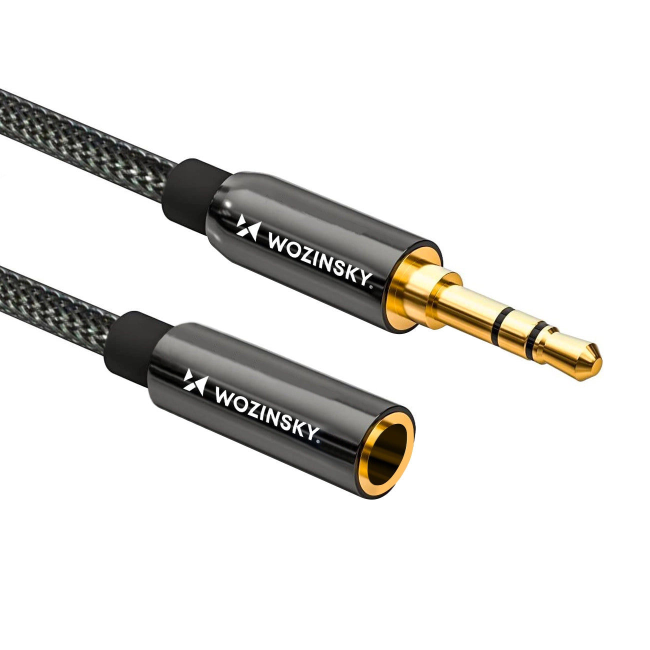 Wozinsky mini jack extension cable (female-male) AUX extension 3 m black_0