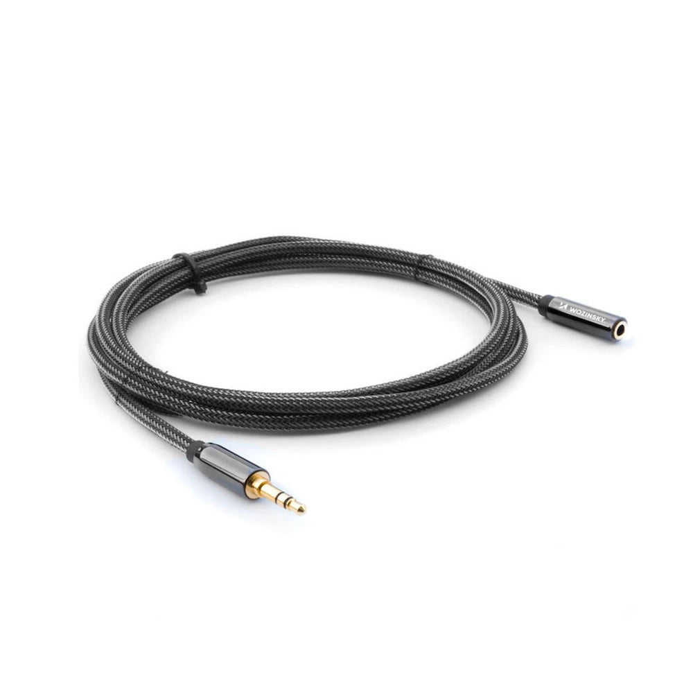 Wozinsky mini jack extension cable (female-male) AUX extension 3 m black_6