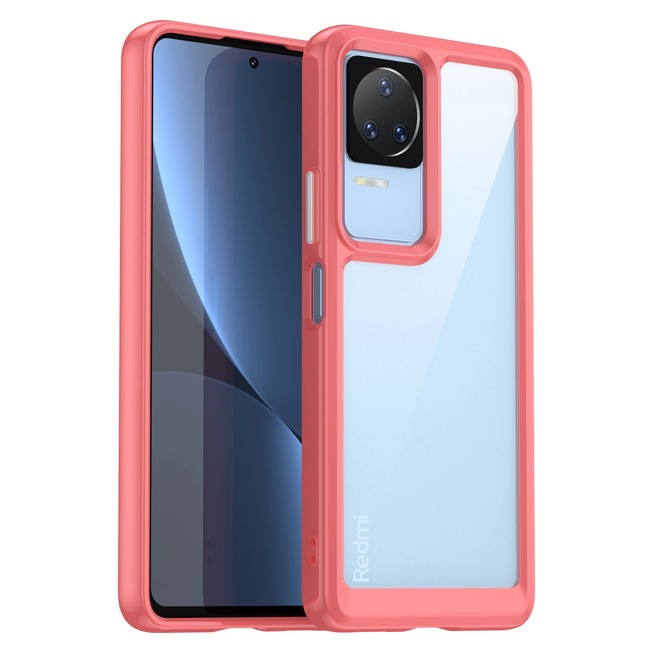 Outer Space Case Xiaomi Poco F4 5G cover with a flexible frame red_0