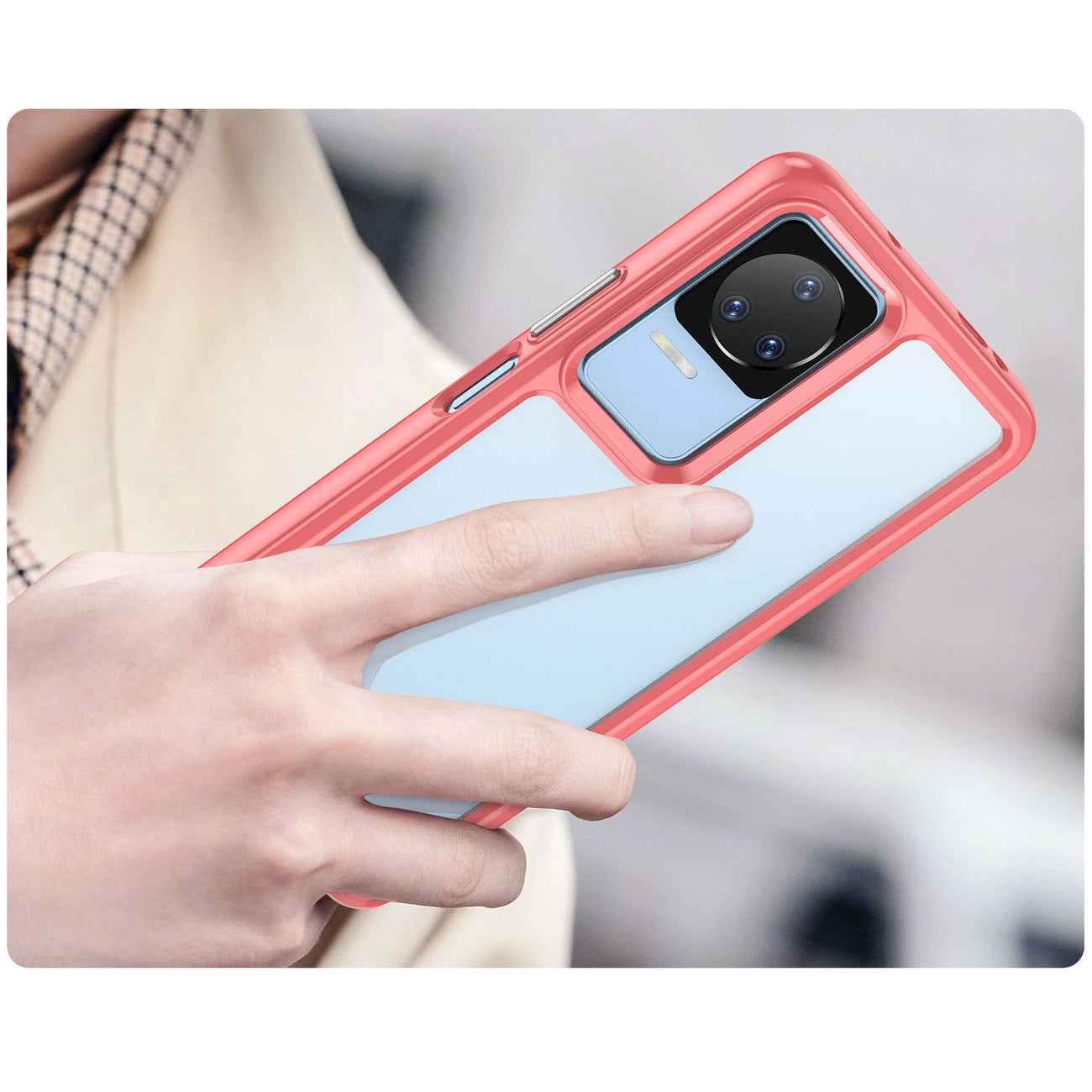 Outer Space Case Xiaomi Poco F4 5G cover with a flexible frame red_4